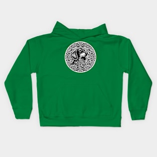 Dachshund Celtic Knot Design Kids Hoodie